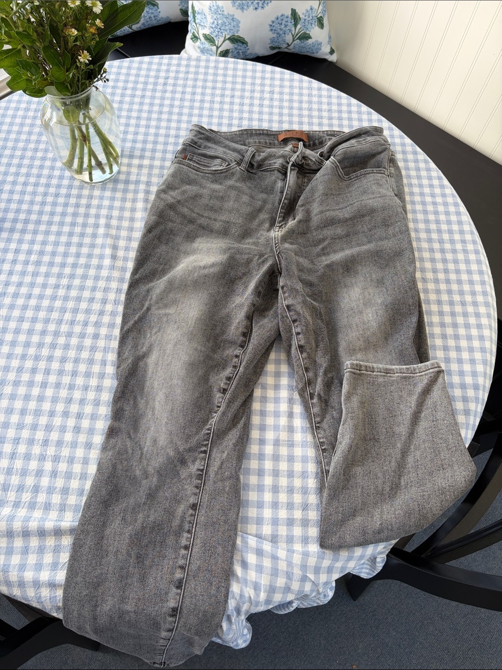 Women’s Gray Judy Blue Slim Fit Jeans